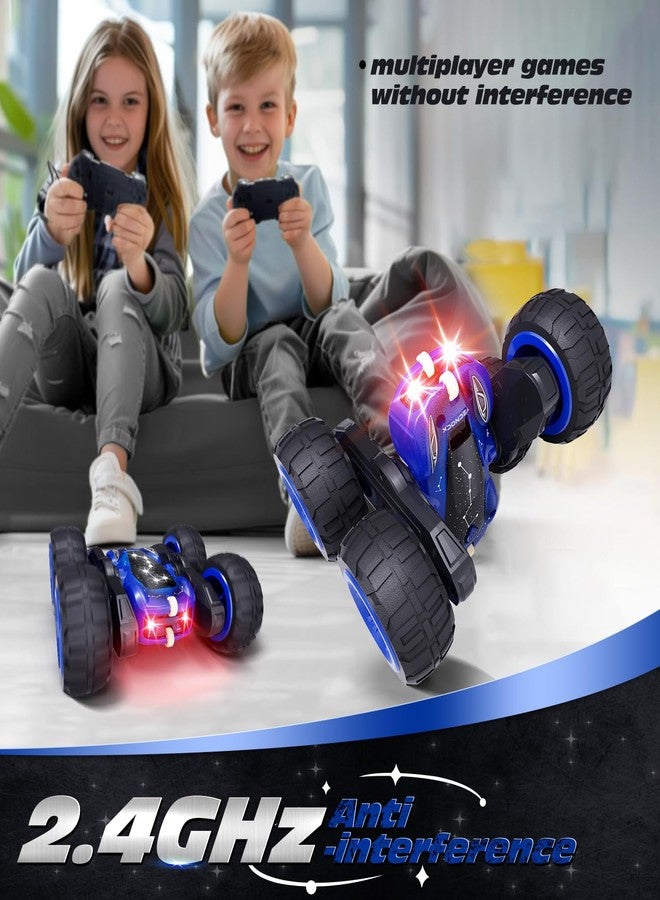 Tecnock Remote Control Car, 2.4GHz RC Cars with USB-C Easy Charging, 4WD Double Sided 360° Rotates and Flips RC Stunt Car, Toys Gift for Boys and Girls Ages 6-8, 8-12 - Image 5